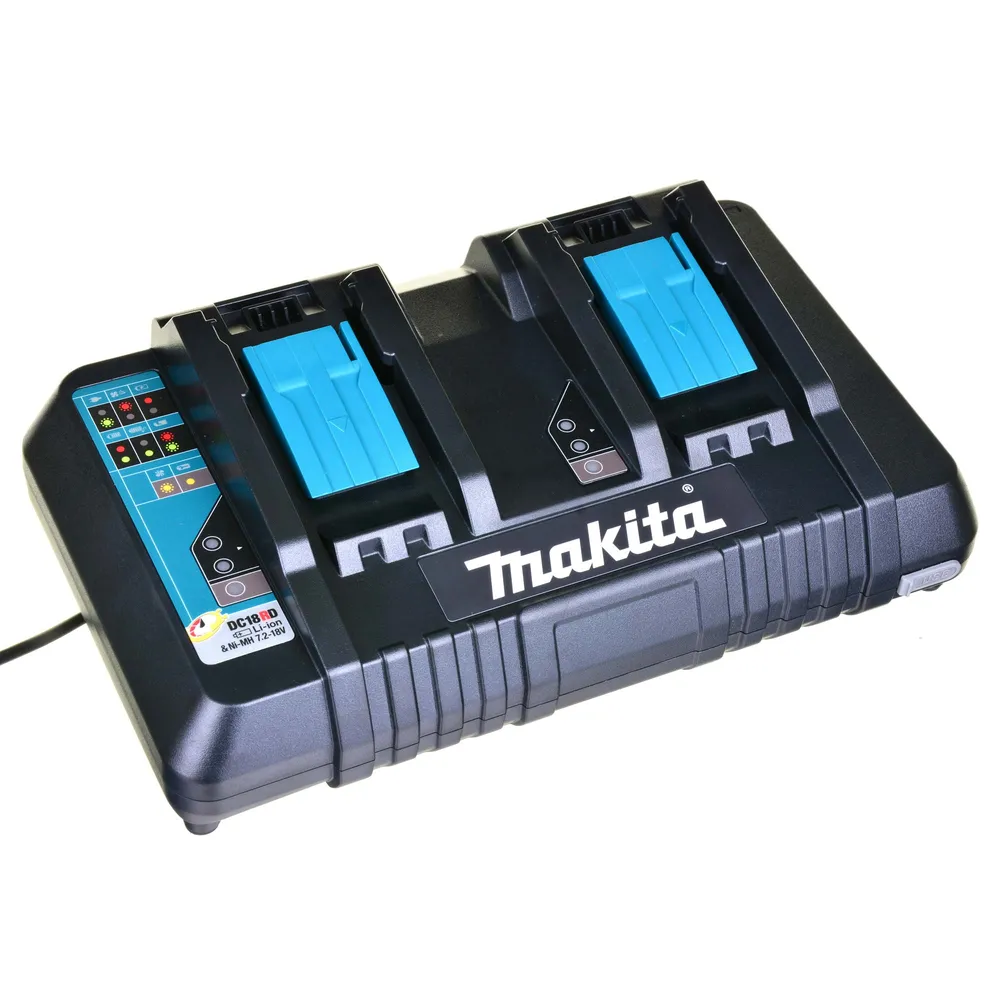 Makita DC18RD 14,4 V/18 V Podwójna ładowarka akumulatorów