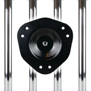 BMB zestaw nóg stołu efekt stali nierdzewnej 60 mm wysokość 710 mm ( 3000273146 )