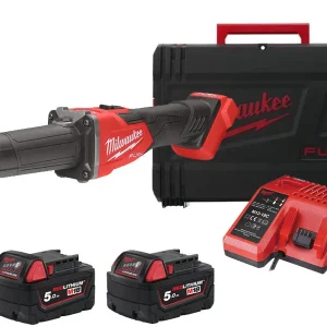 Szlifierka prosta Milwaukee M18 Fuel FDGRB, bezszczotkowa, uchwyt 6-8mm, czerwono-czarna