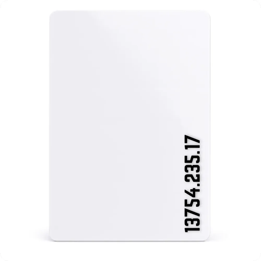 25x Karta dostępu EM-22 RFID UNIQUE 125 kHz