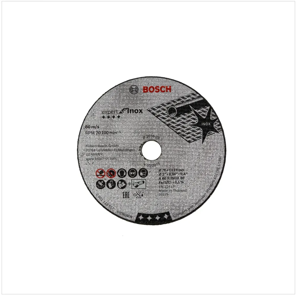 Tarcza tnąca Bosch Expert do INOX 5 szt. 76 mm do GWS 10,8-76 / 12V-76 ( 2608601520 ) Bosch Professional