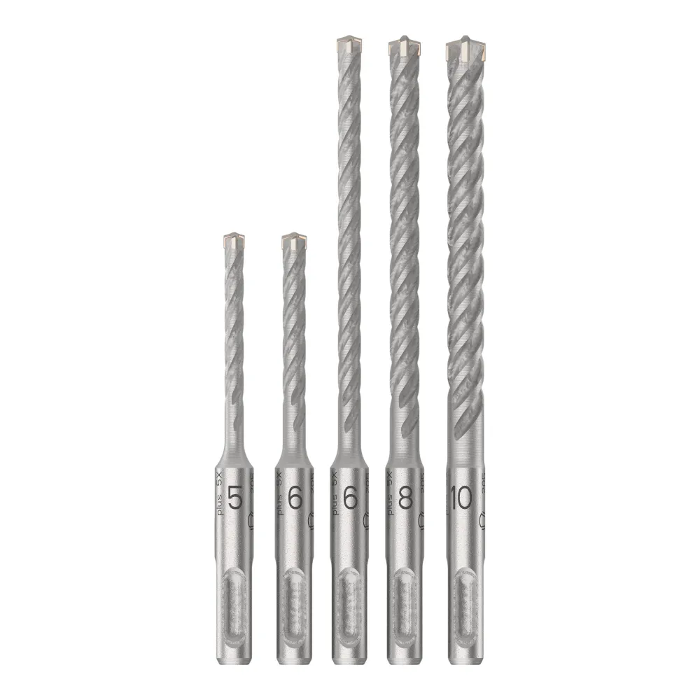 Zestaw wierteł udarowych Bosch PRO SDS Plus-5X 5 szt. 5 / 6 / 8 / 10 mm ( 2608833910 ) do młotów udarowo-obrotowych Bosch...