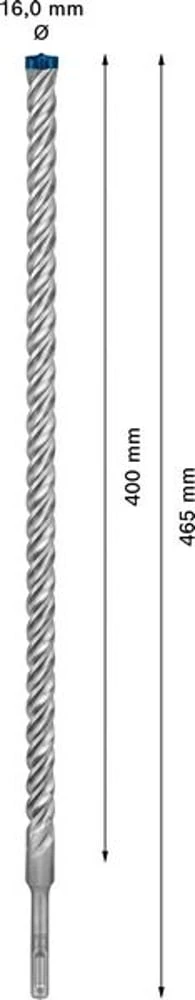 Wiertarka udarowa BOSCH Expert SDS-7X Ø 16,0 mm długość robocza 400 mm długość 465 mm ( 4000909966 )