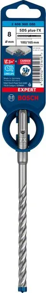 Wiertarka udarowa BOSCH Expert SDS-7X Ø 8,0 mm długość robocza 100 mm długość 165 mm ( 4000909936 )