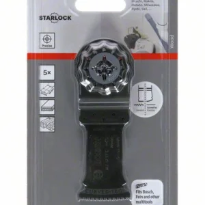 Brzeszczot do cięcia wgłębnego BOSCH AIZ 32 EPC Szerokość 32 mm Głębokość cięcia wgłębnego 50 mm ( 4000908710 )