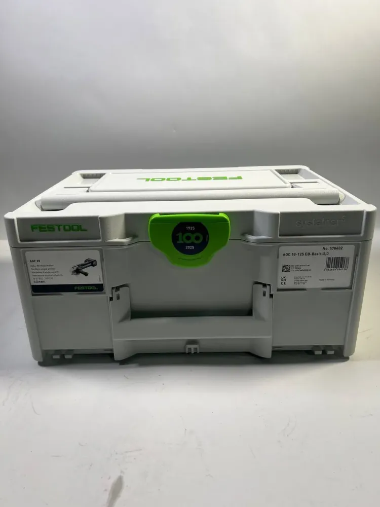 Festool AGC 18-125 EB-Basic akumulatorowa szlifierka kątowa 18 V 125 mm bezszczotkowa ( 576825 ) + Systainer - bez akumula...