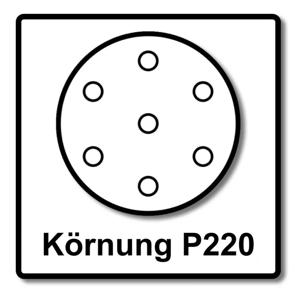 Festool Garnet STF D125/8 P220 GR/100 Tarcza szlifierska 125 mm P220 100 szt. ( 497172 ) do RO 125, ES 125, ETS 125, ETSC...