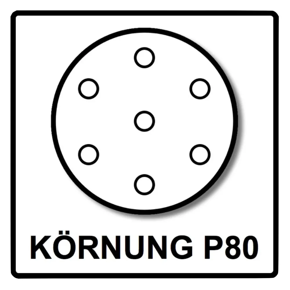 Festool STF D225/128 P80 GR/25 tarcza szlifierska P80 225 mm 100 szt. ( 4x 205655 ) do szlifierek z długą szyjką PLANEX LH...
