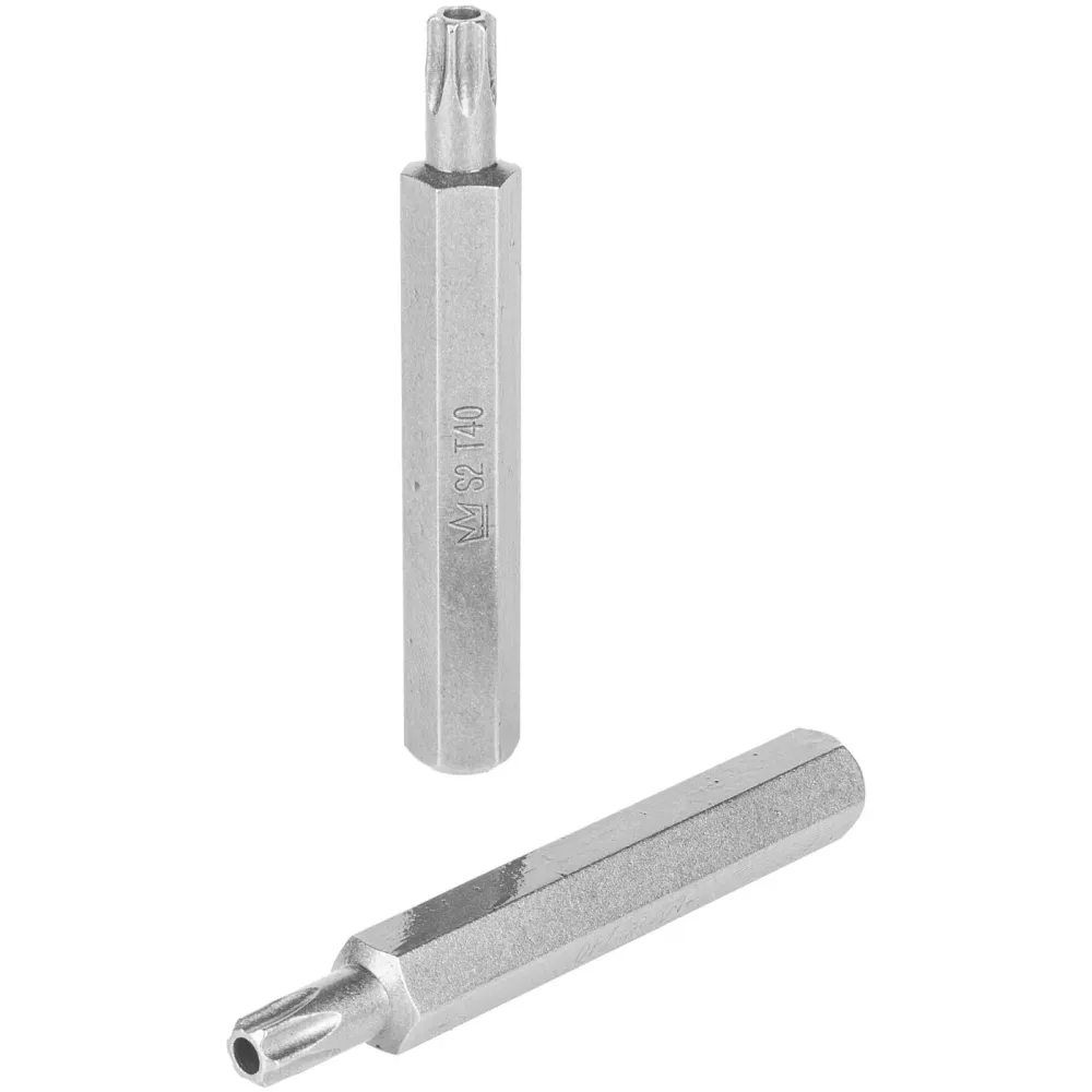 Grot bit 10 mm torx TX-BO z otworem długi 27x75 | C3324