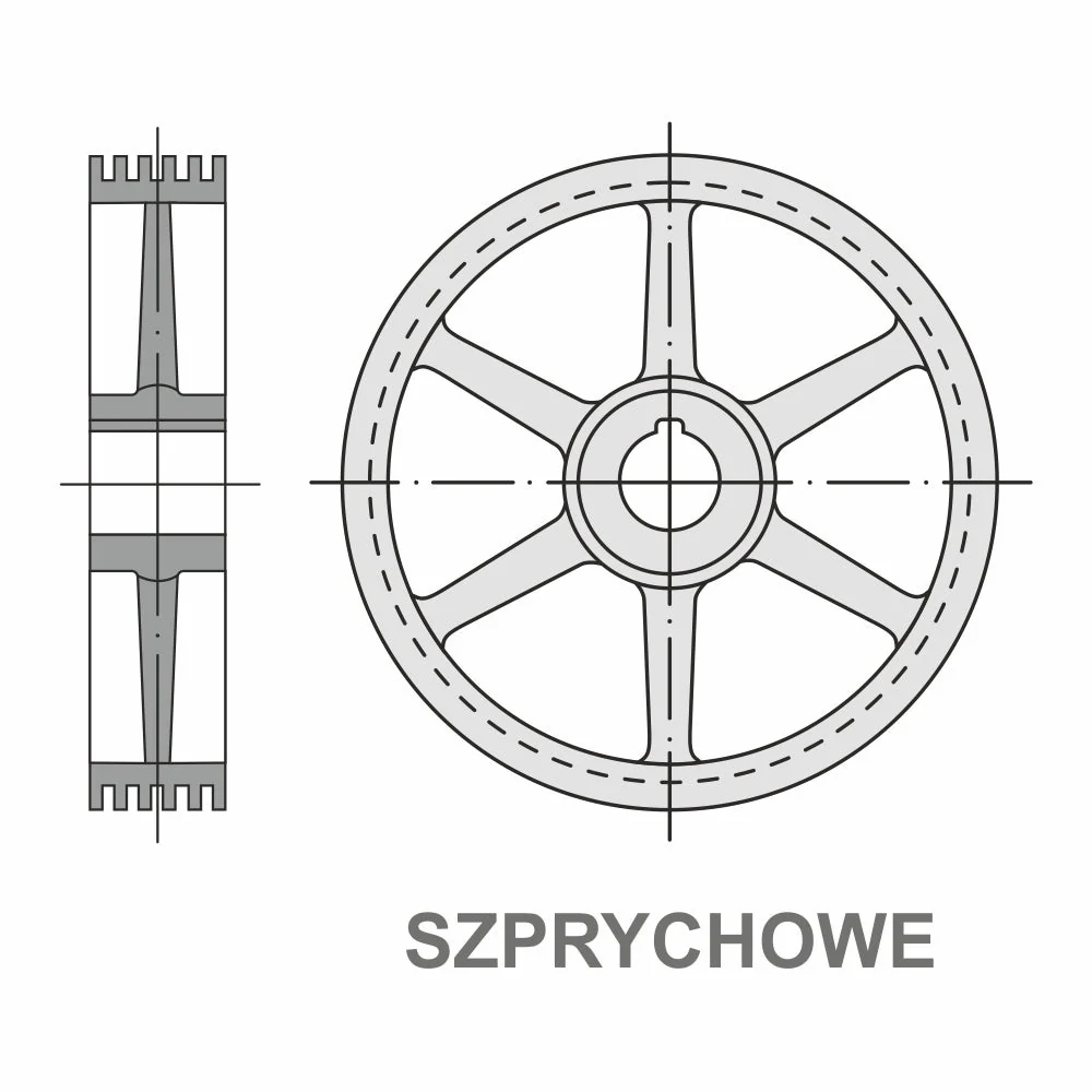 KOŁO PASOWE C/22 355/5 | TB SPC 355/5