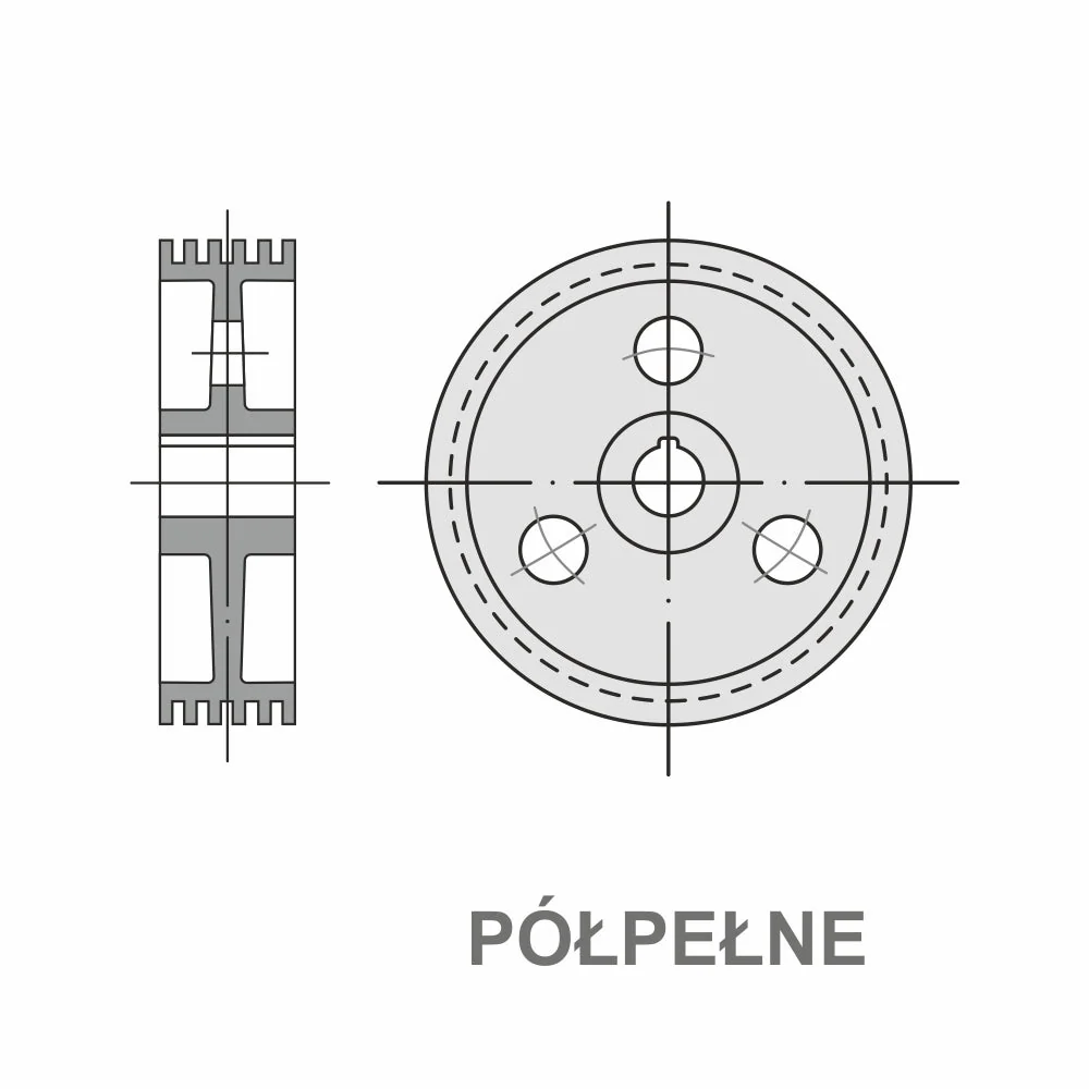 KOŁO PASOWE Z/10 190/4 | TB SPZ 190/4