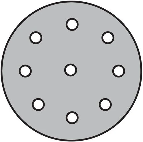 Krążek ścierny Klingspor PS 22 K ( 8000353188 ) GLS 27 125 mm ziarnistość 100 liczba otworów 8 + 1