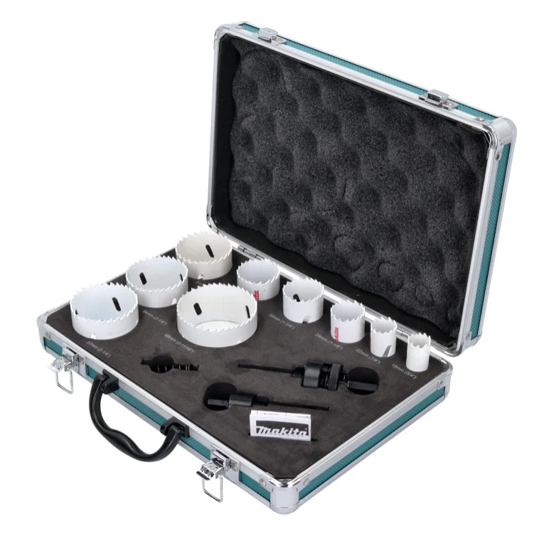 Zestaw otwornic dla elektryków Makita HSS BIM 12 szt. 19 - 68 mm bimetal ( D-47282 )