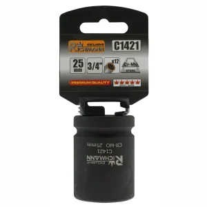 Nasadka 3/4" udarowa krótka 12-kątna metryczna Cr-Mo 24 mm | C1420