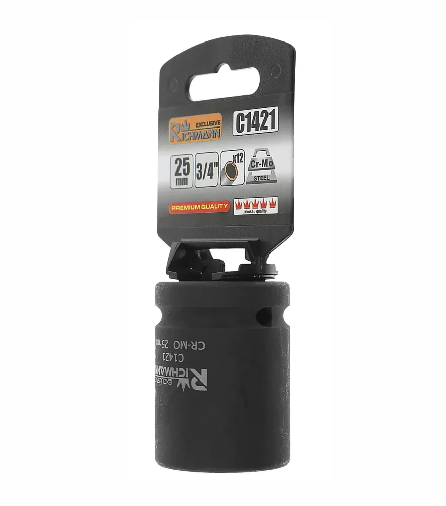 Nasadka 3/4" udarowa krótka 12-kątna metryczna Cr-Mo 41 mm | C1433