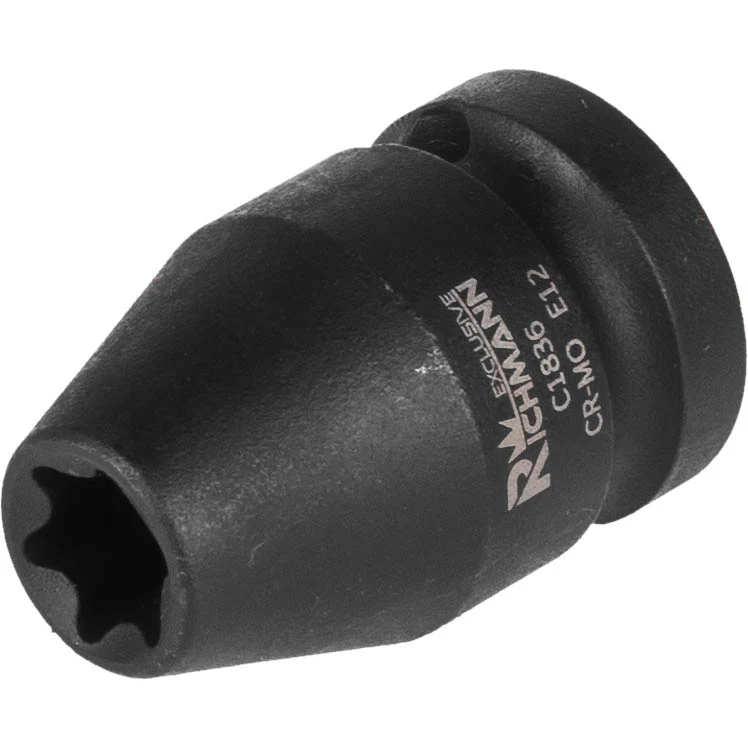 Nasadka 1/2" udarowa torx wewnętrzny Cr-Mo E12 | C1836