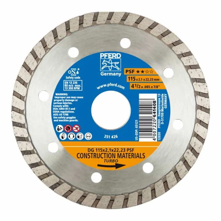 Diamentowa tarcza tnąca PFERD DG PSF Ø 230 mm otwór 22,23 mm ( 8000429388 )