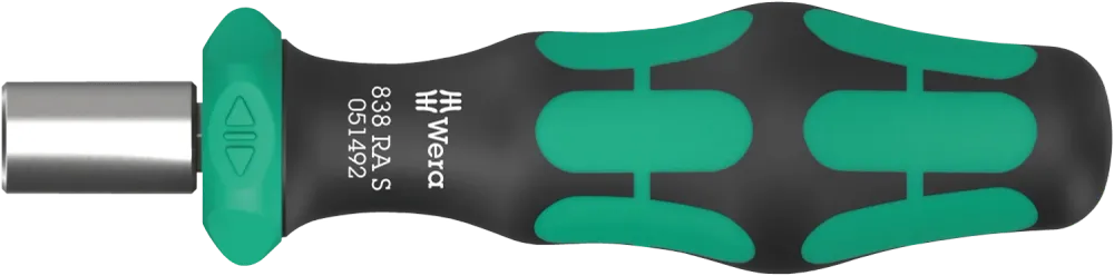 Rękojeść do bitów 838 RA-R M 1/4" funkcją grzechotki | 05051493001