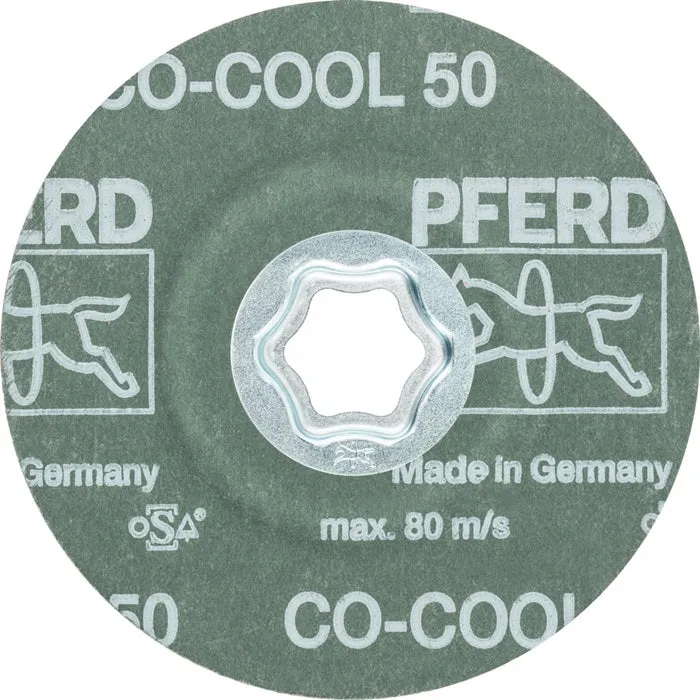 Tarcza fibrowa PFERD COMBICLICK CO-COOL ( 4000843478 ) Ø 115 mm wielkość ziarna 50 ziarno ceramiczne