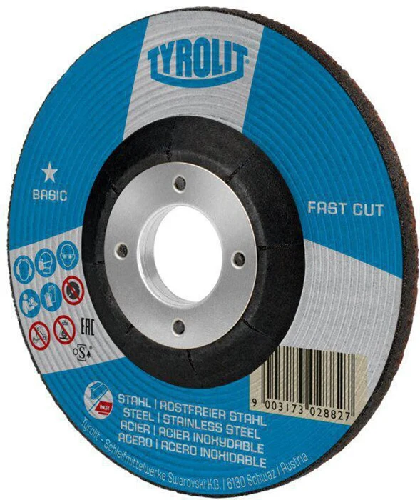 Tarcza szlifierska Tyrolit BASIC FASTCUT ( 8000757704 ) D230xS6mmRozmiar ziarna 30 Otwór 22,23 mm