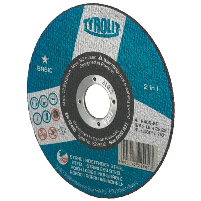Tarcza tnąca Tyrolit BASIC ( 8000757605 ) D230x2mm otwór prosty 22,23 mm