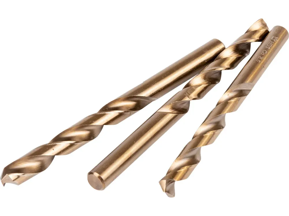 Wiertł do metalu kobaltowe 1-10 mm 19 elem. plastikowe pudełko | C9801