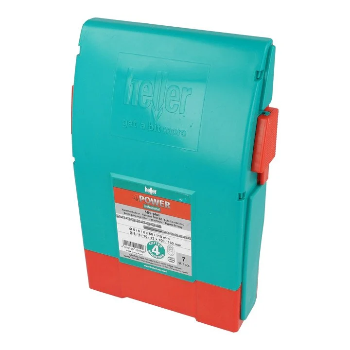 Zestaw młotowiertarek HELLER 4Power 7-częściowy SDS-plus ( 4000865285 )