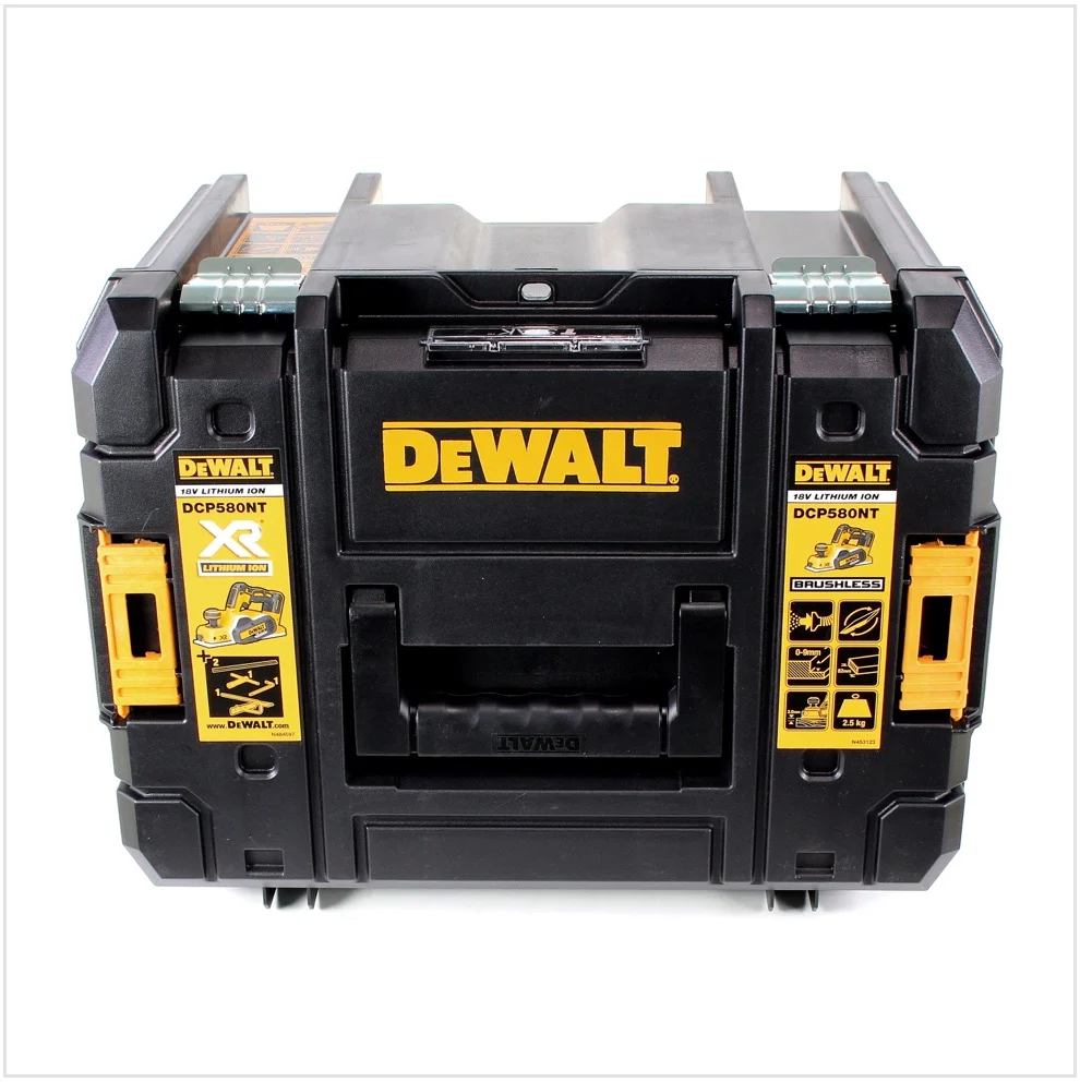 Strugarka akumulatorowa DeWalt DCP 580 NT 18V 82mm Solo + TSTAK - bez akumulatora, bez ładowarki