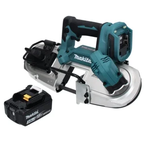 Makita DPB 183 F1 akumulatorowa pił taśmowa 18 V 66 mm bezszczotkowa + 1x akumulator 3,0 Ah - bez ładowarki