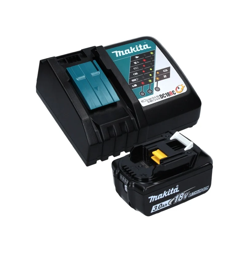 Makita DPB 183 RF1 akumulatorowa pił taśmowa 18 V 66 mm bezszczotkowa + 1x akumulator 3,0 Ah + ładowarka