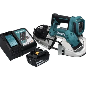 Makita DPB 183 RM1 akumulatorowa pił taśmowa 18 V 66 mm bezszczotkowa + 1x akumulator 4,0 Ah + ładowarka