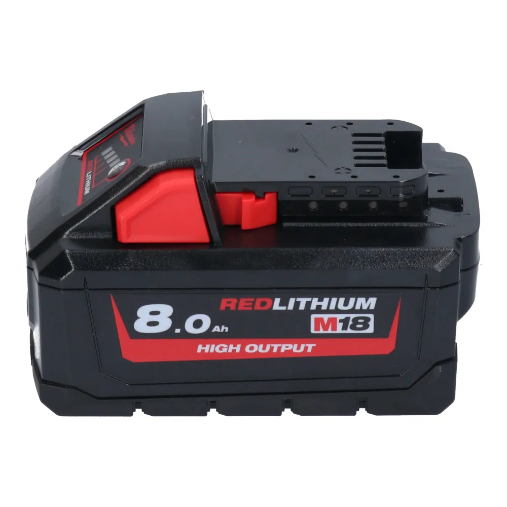 Milwaukee M18 FBTS75-801X akumulatorowa szlifierka taśmowa 18 V 75 x 457 mm bezszczotkowa + 1x akumulator 8,0 Ah + skrzynk...