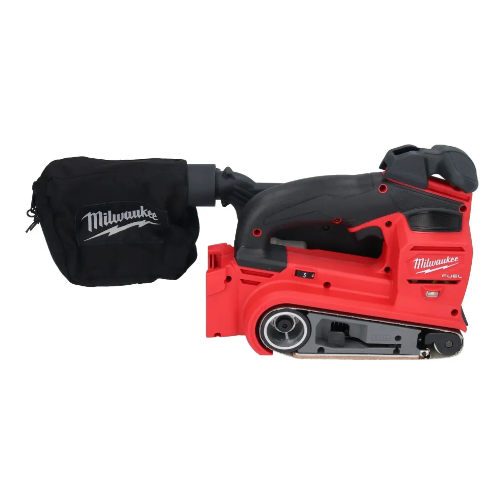 Milwaukee M18 FBTS75-802X akumulatorowa szlifierka taśmowa 18 V 75 x 457 mm bezszczotkowa + 2x akumulator 8,0 Ah + ładowar...