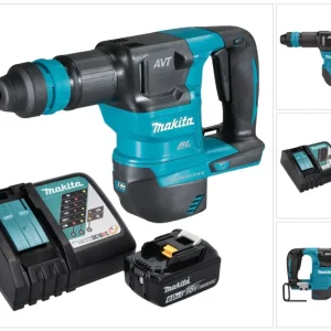 Akumulatorowy młot dłutujący Makita DHK 180 RG1 18 V 3,1 J SDS Plus Brushless + 1x akumulator 6,0 Ah + ładowarka