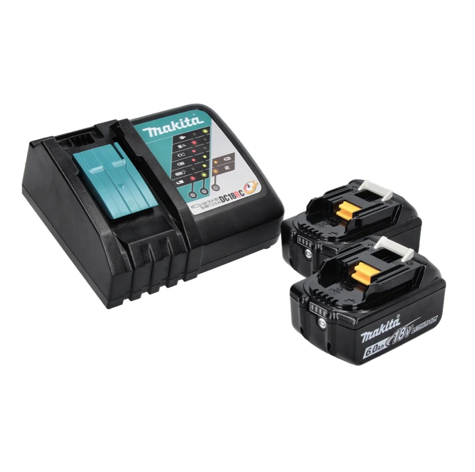 Akumulatorowy młot dłutujący Makita DHK 180 RG 18 V 3,1 J SDS Plus Brushless + 2x akumulator 6,0 Ah + ładowarka