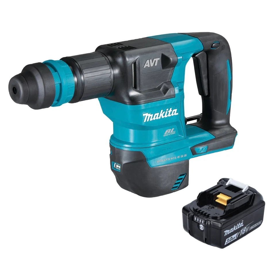 Akumulatorowy młot dłutujący Makita DHK 180 F1 18 V 3,1 J SDS Plus Brushless + 1x akumulator 3,0 Ah - bez ładowarki