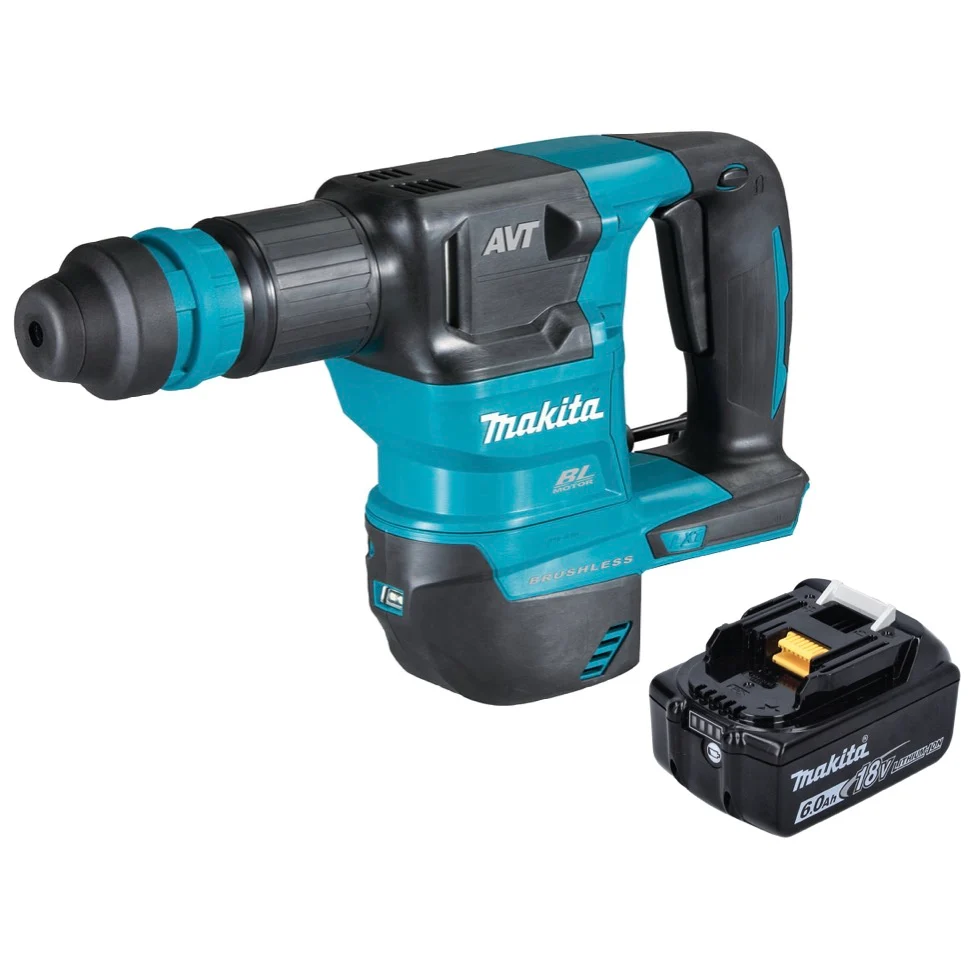 Akumulatorowy młot dłutujący Makita DHK 180 G1 18 V 3,1 J SDS Plus Brushless + 1x akumulator 6,0 Ah - bez ładowarki