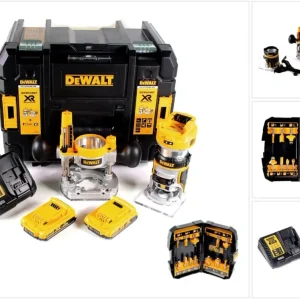 Akumulatorowa glebogryzarka kombi DeWalt DCW 604 D2 18 V 55 mm + 2x akumulatory 2,0 Ah + 1x szybka ładowarka + 12-częściow...