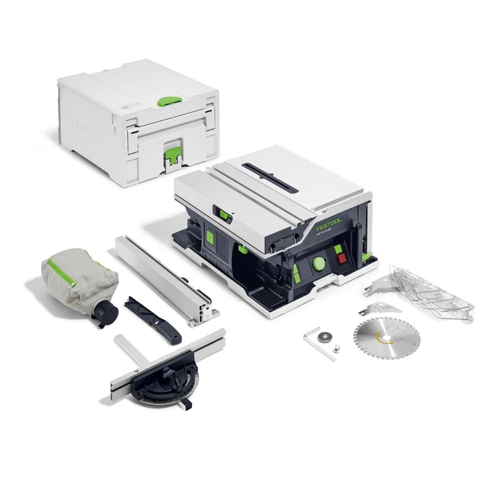 Festool CSC SYS 50 EBI-Basic akumulatorowa pilarka tarczowa 36 V ( 2x 18 V ) 168 mm bezszczotkowa ( 576820 ) - bez akumula...