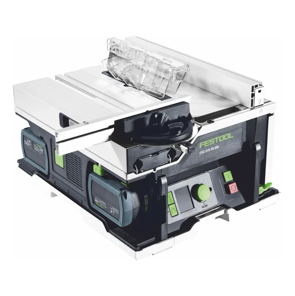 Festool CSC SYS 50 EBI-Set akumulatorowa pilarka tarczowa 36 V ( 2x 18 V ) ( 577379 ) 168 mm bezszczotkowa + podstawa + 2x...