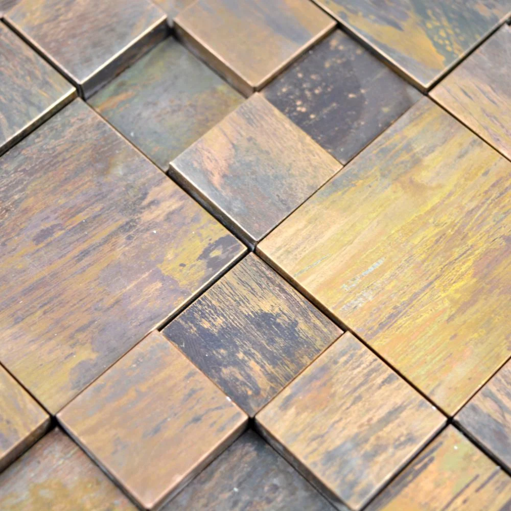 Mozaika miedziana geometryczna