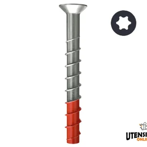 Fischer kotwa do betonu Ultracut FBS II A4 SK 10x80 25/15 stal nierdzewna (50 szt.)