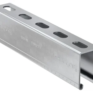 Szyna montażowa uniwersalna Fischer FUS 62/2,5 stal ocynkowana profil U 6000 mm