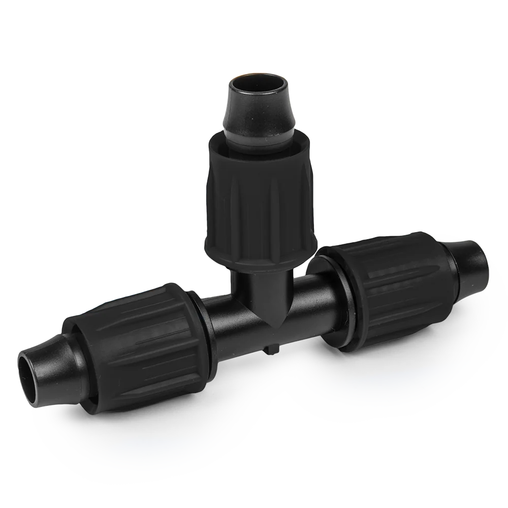 Trójnik QJ do rur kroplujących PE 16mm | DSWAQJ-T16