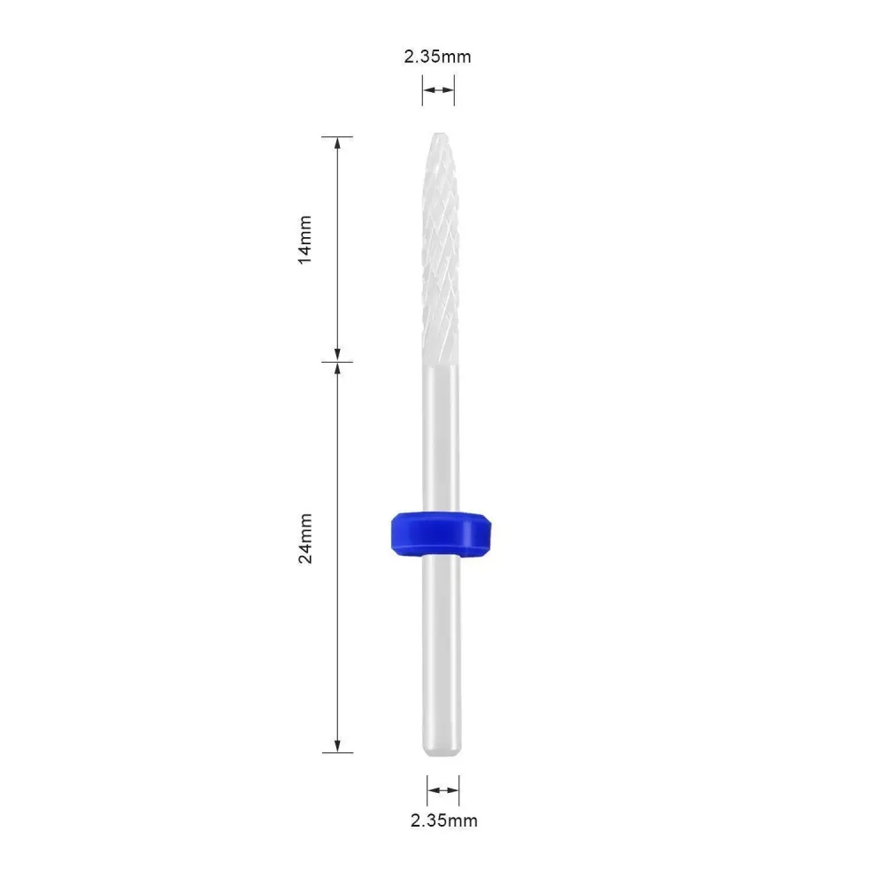 JCMaster Premium Ceramic Bit Details Manicure / pedicure ze stożkiem, średnie, wymiary standardowe