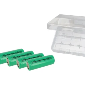 4 szt. ogniw akumulatorowych 18500 3,6 V 2250 mAh