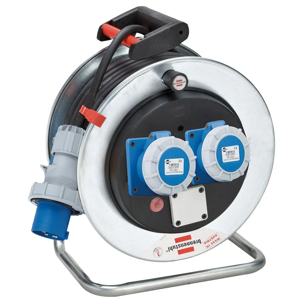 Bęben kablowy Brennenstuhl Garant CEE/3 SK 290 33 m IP67