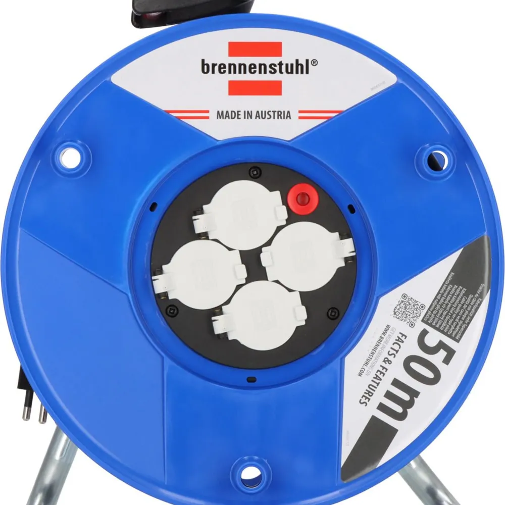 Brennenstuhl Garant ST 290 50m H05VV-F 3G1.5 Cable Reel