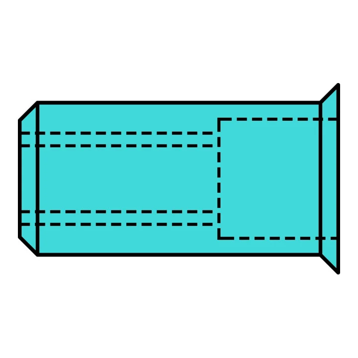 Nitonakrętka GESIPA Trzon nitu d x l 9 x 15,5 mm M6 ( 4000813798 )