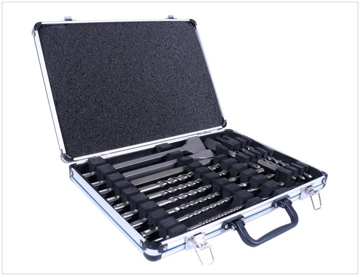 Makita D-42444 SDS-Plus Bohrer-Meißel-Set 17 tlg. im Alu Koffer